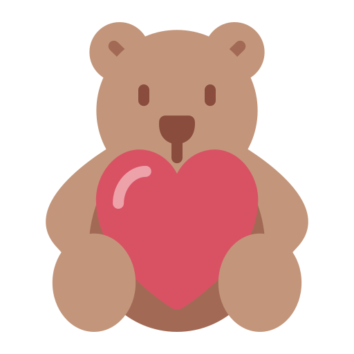 oso de peluche icono gratis