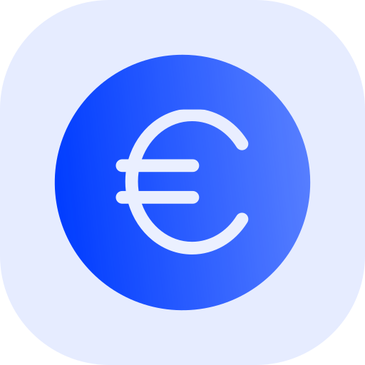 moneda euro icono gratis