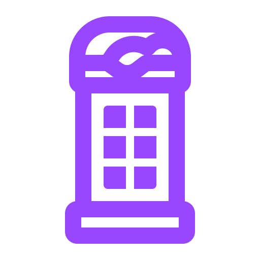 cabina telefónica icono gratis