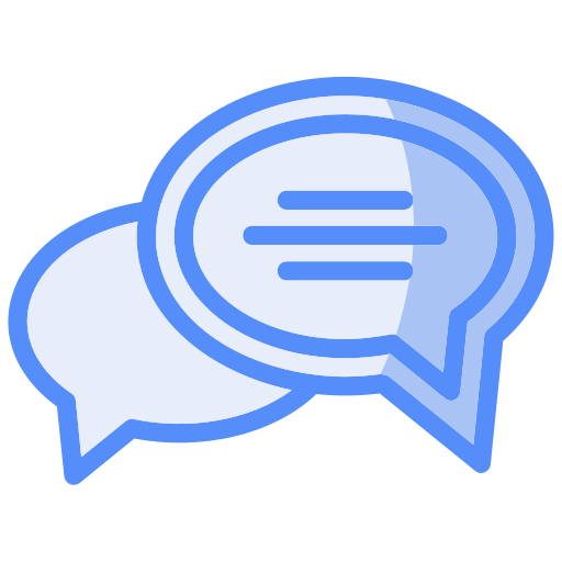 bulles de discussion Icône gratuit bulles de discussion Icône gratuit