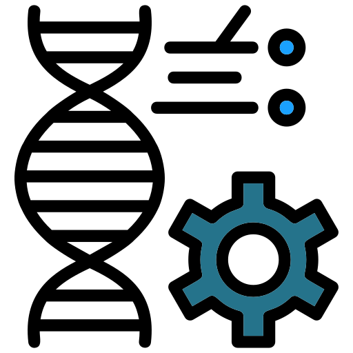 ingeniería genética icono gratis