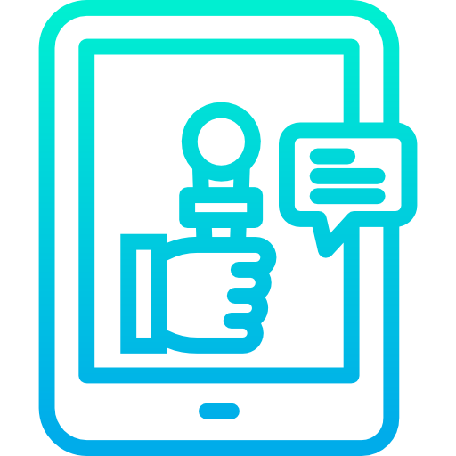 journalisme Icône gratuit