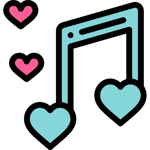 musica romantica icono gratis