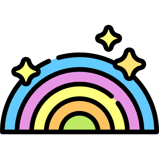 arco iris icono gratis