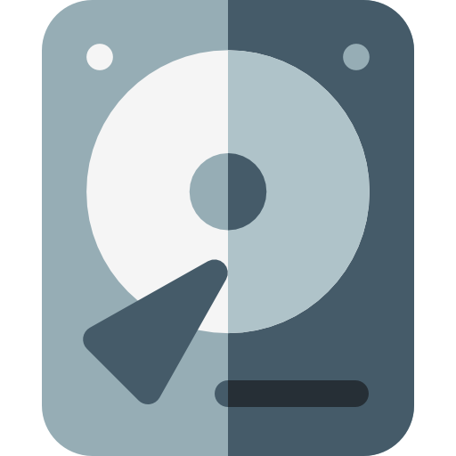 Hard drive Basic Rounded Flat icon