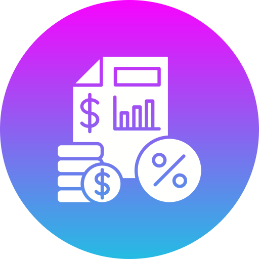 tasa de interés icono gratis