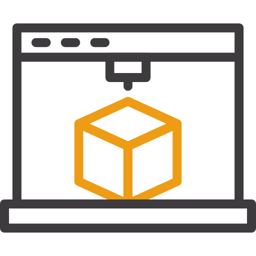 impresión 3d icono gratis