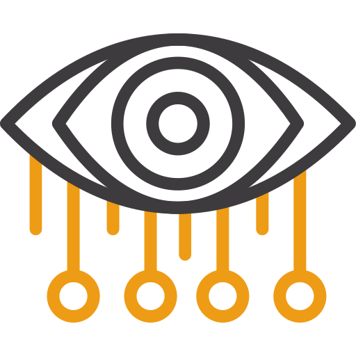 visión de máquina icono gratis