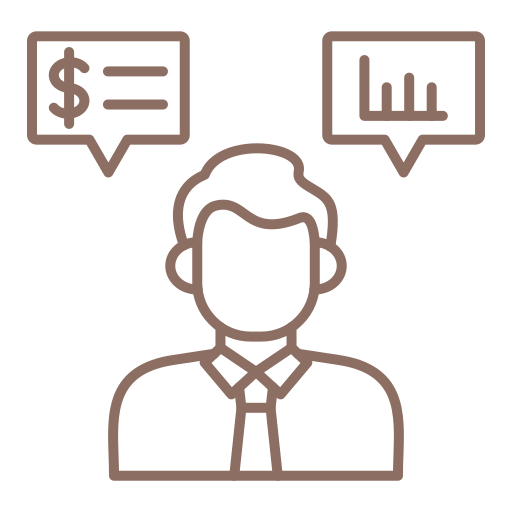 Финансовый консультант бесплатно иконка