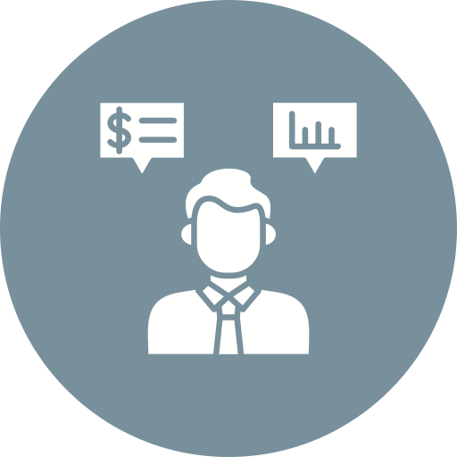 Финансовый консультант бесплатно иконка