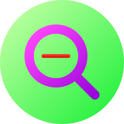 Zoom out free icon