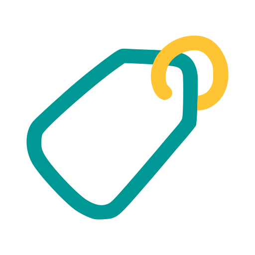 etiqueta icono gratis