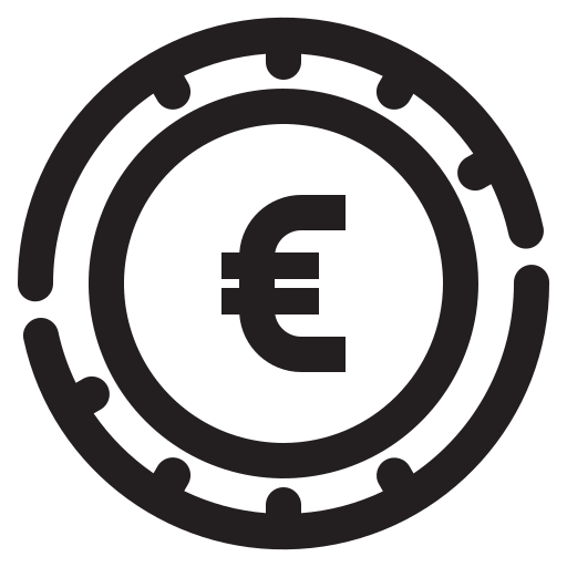 유로 무료 아이콘