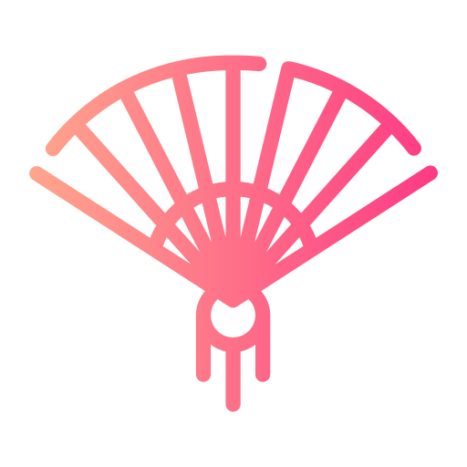 Бумажный веер бесплатно иконка Бумажный веер бесплатно иконка