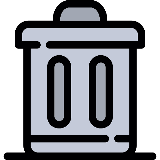 contenedor de basura icono gratis