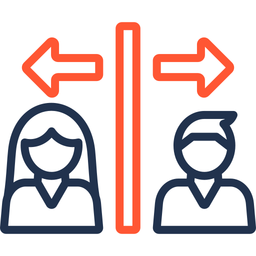 Separation free icon