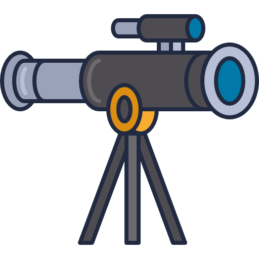 Telescope free icon Telescope free icon