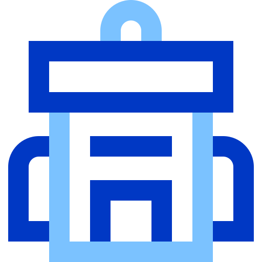 Backpack free icon