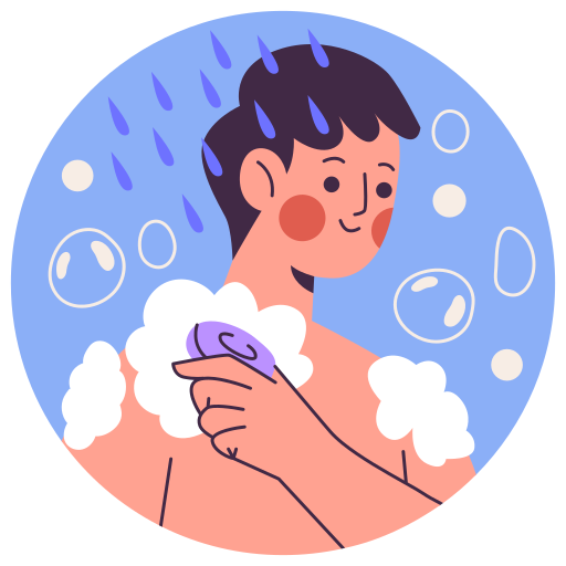 Shower Stickers - Free wellness Stickers