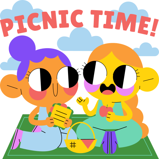 picnic gratis sticker