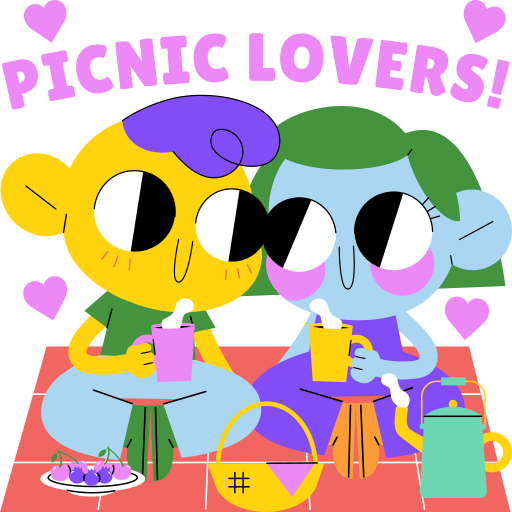 picnic gratis sticker