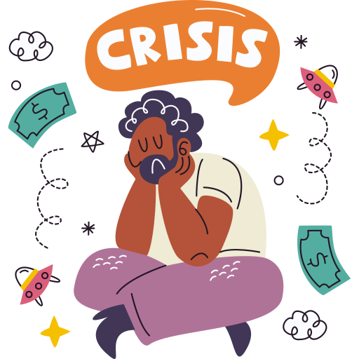 crisis económica gratis sticker