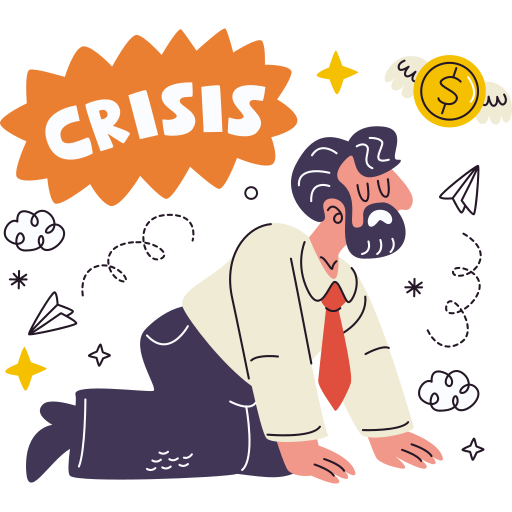 crisis económica gratis sticker