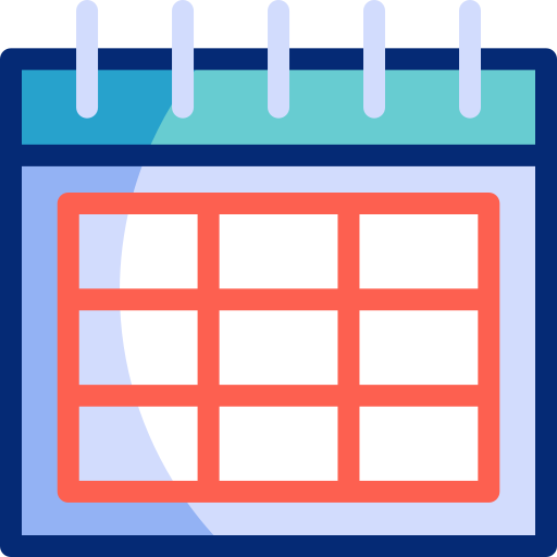 calendário grátis ícone