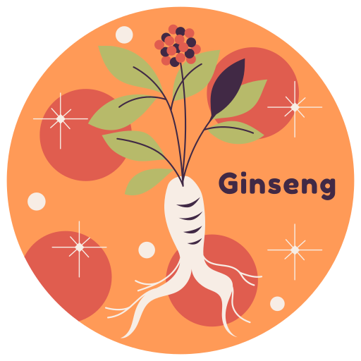 ginseng gratis sticker