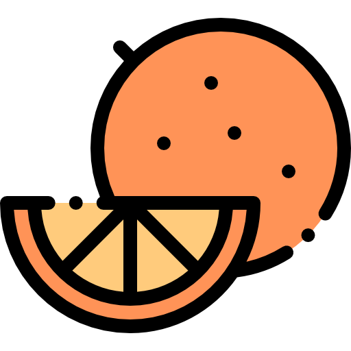 naranja icono gratis