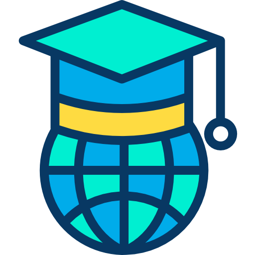 Éducation globale Icône gratuit Éducation globale Icône gratuit