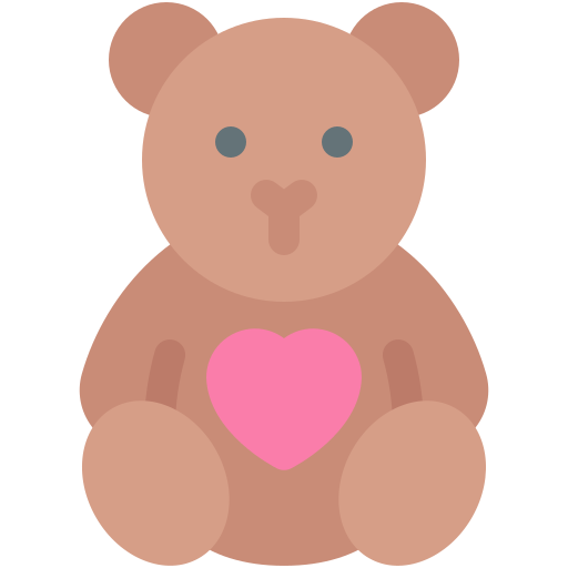 oso de peluche icono gratis