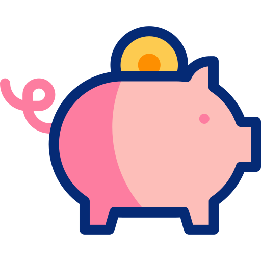 ahorros icono gratis