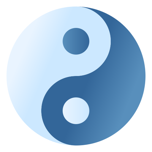 yin yang icono gratis