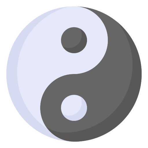 yin yang icono gratis