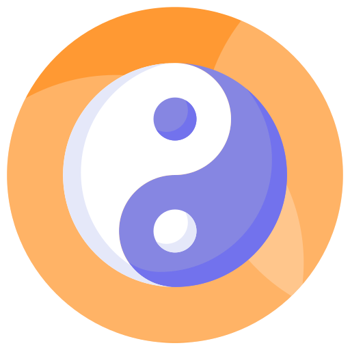 yin yang icono gratis