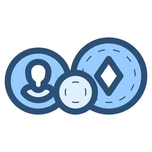 Coin collecting free icon