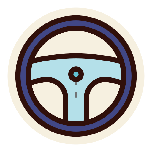 Steering wheel free icon Steering wheel free icon