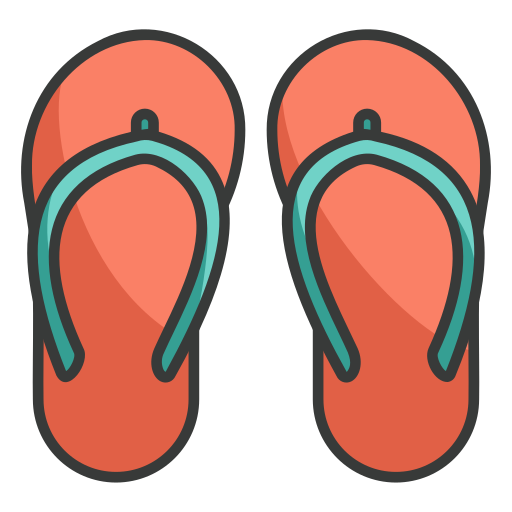 chancletas icono gratis