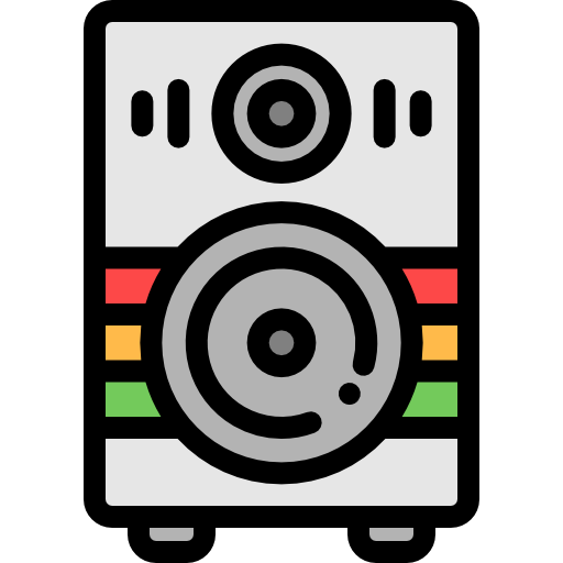 altavoces icono gratis