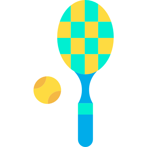 raqueta de tenis icono gratis