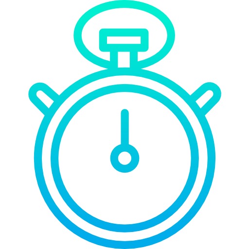 Stopwatch Kiranshastry Gradient Icon