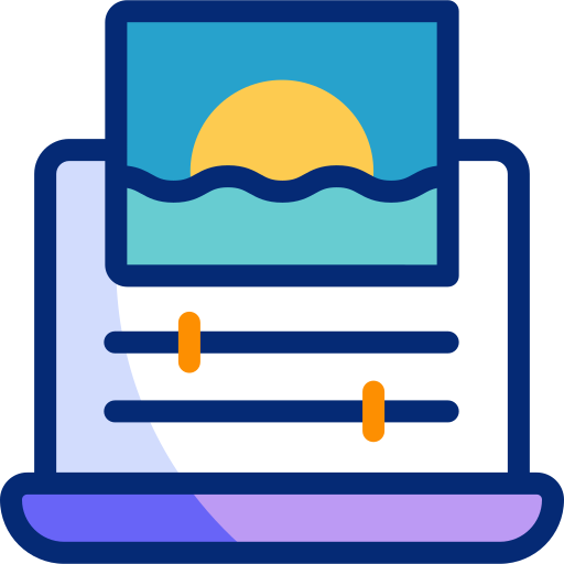 Photo editing free icon