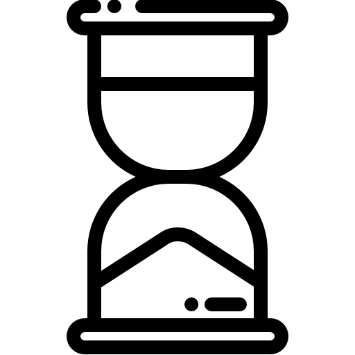 reloj de arena icono gratis