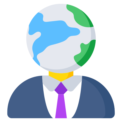 globaler geschäftsmann kostenlos Icon