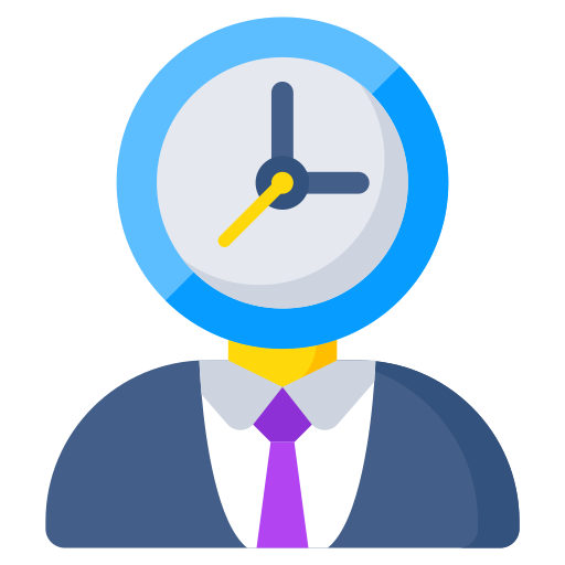 Punctual employee free icon Punctual employee free icon