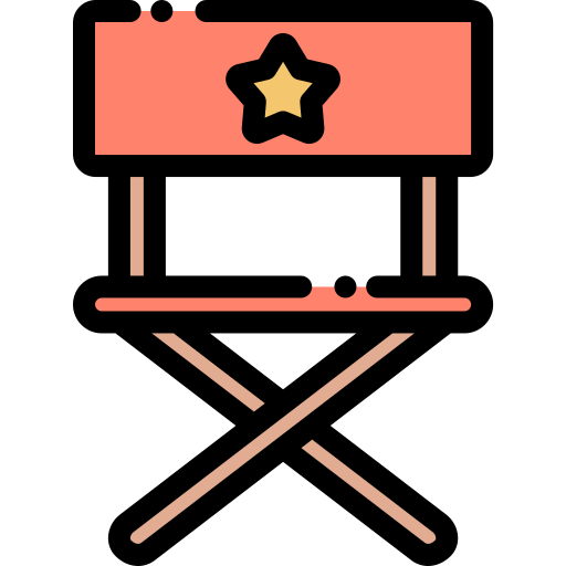 Director chair free icon Director chair free icon