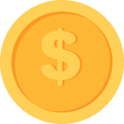 moneda usd icono gratis