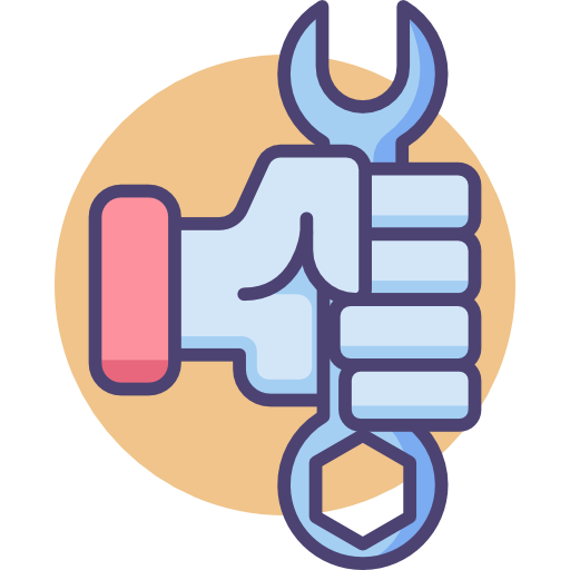 Maintenance free icon
