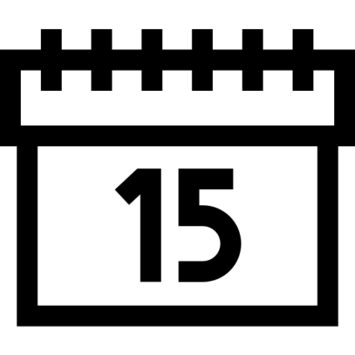 calendário grátis ícone